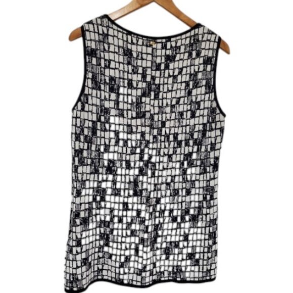 Escada knitted large tank top size L - Picture 2 of 5